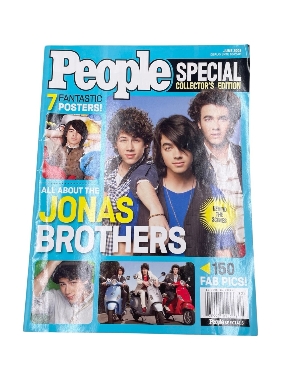 People Magazine Jonas Brothers Special Collector Edition June 2008 Camp Rock Y2K